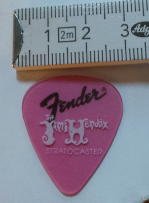 Jimi Hendrix Fender Guitar Pick 1996 unbespielt vintage