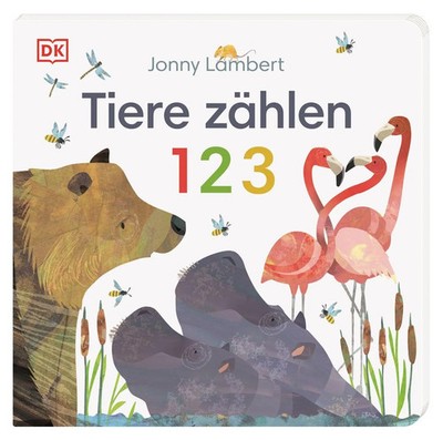 Tiere zählen 1 2 3 | Pappbilderbuch mit Ausklappseiten ab 2 Jahren | Grimm