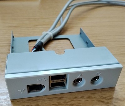 3,5-Zoll-Frontpanel für PC-Gehäuse USB- Audioanschlüssen Firewire