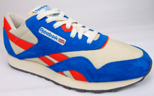 NEW Reebok Classic Nylon Men  s Casual Sneakers Size 9.0 Multicolo Walking Shoes