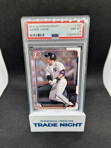 2015 Bowman Draft Aaron Judge #150 PSA 8 New York Yankees Prospect