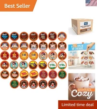 Indulge in 40 Count Assorted Hot Chocolate Pods - Perfectly Crafted Cocoa Blends