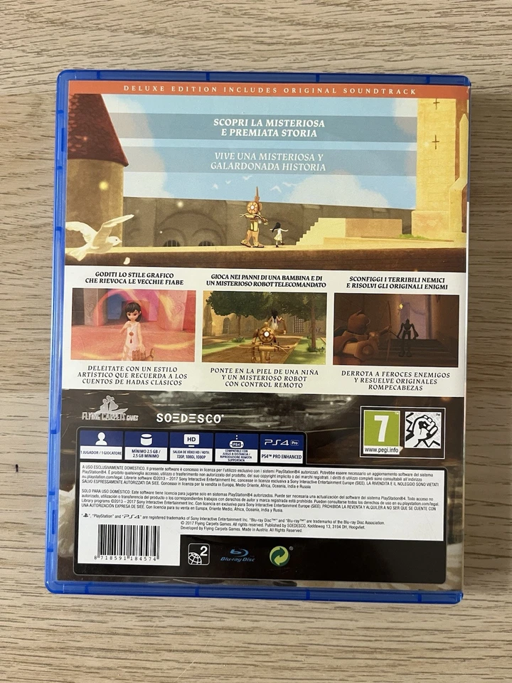 THE GIRL AND THE ROBOT DELUXE - PLAYSTATION 4 PS4 PLAY STATION PAL ESPAÑA RARO, foto 2 de 4