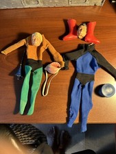 Ideal Captain Action Aquaman, Superman and Captain Action Masks, Boots, Etc