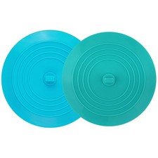 tifanso 2PCS 6" Silicone Bathtub Drain Stopper Hair Catcher for Bathroom