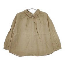 nest Robe Linen Gathered 01164-1147 Blouse shirt beige 5-0424M  