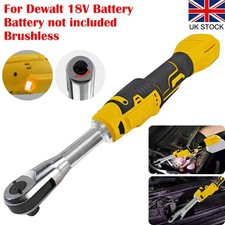 1/2" Brushless Extended Reach Ratchet Wrench for Dewalt 18V 20V Battery 100NM