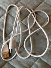 Universal USB to 2.5mm DC Barrel Jack Charging Power Cable - White