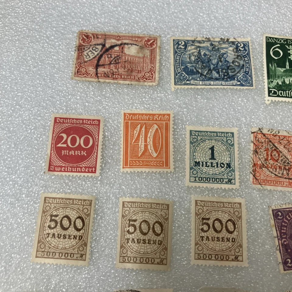 33 USED/HR/few MNH Deutsches Reich Germany Stamps; 1920- 1945; $1 Ships- A DEAL! - Image 2 of 4