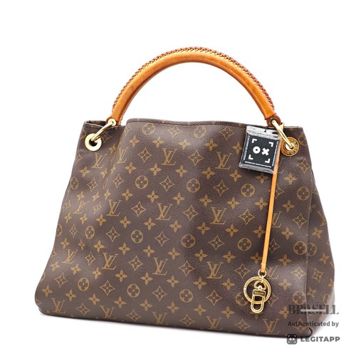 LOUIS VUITTON Monogram Artsy MM M40249 Shoulder Bag Brown【ImportFeeFREE】