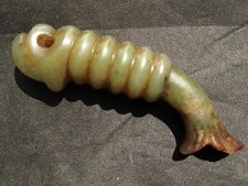 Exquisite Rare Chinese HeTain Old Jade Hand Carved Pendant