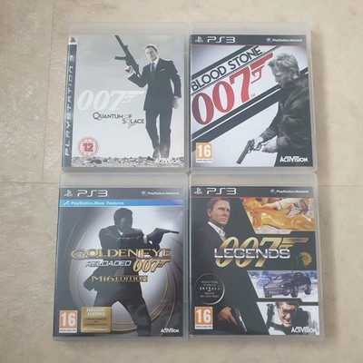 James Bond 007 PS3 Bundle Goldeneye Bloodstone Legends Quantum of Solace 