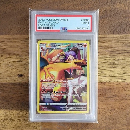 Pokémon TCG Charizard TG03/TG30 2022 Sword and Shield Lost Origin PSA 9