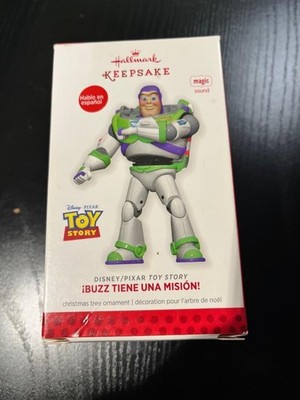 Hallmark Keepsake Ornament 2013 !Buzz Buzz Tiene Una Mision! Lightyear Toy Story