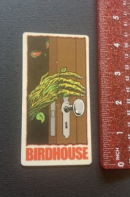 BIRDHOUSE Monster Hand Goosebumps Horror OG glossy Vintage skateboard sticker