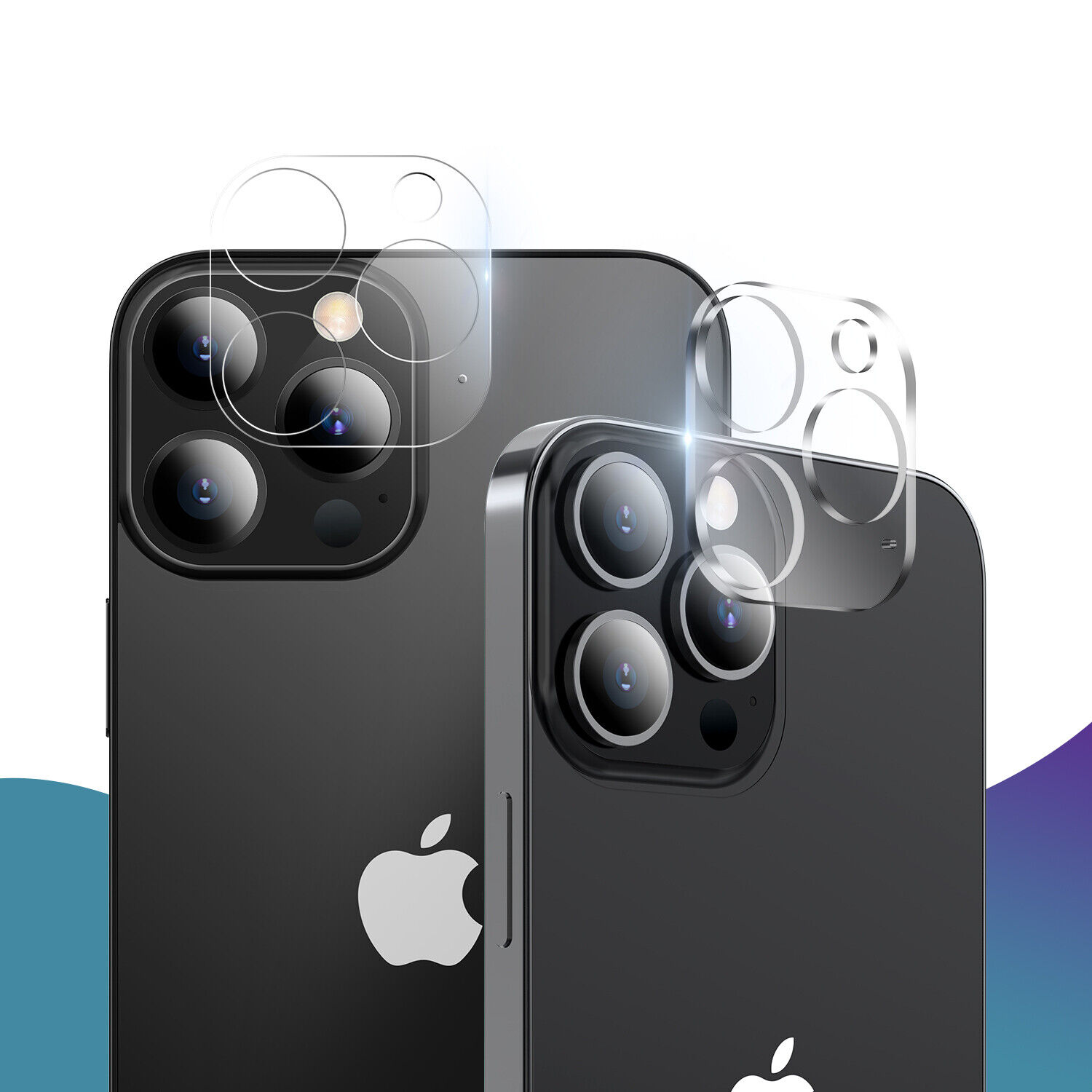 For iPhone 14 13 Pro Max/SE 3/8/7 Anti-Spy Privacy Glass Screen Camera  Protector