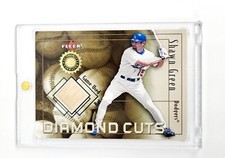 GAME USED BASEBALL BAT 2001 Fleer Authority Diamond Cuts Shawn Green LA DODGERS 