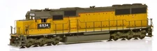 Custom weathered Athearn RTR SD60 xUP NS 6534 Tsunami sound Kato motor