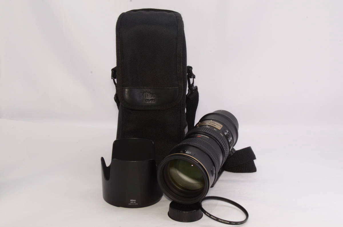 Nikon Af-S Vr Zoom Nikkor Ed 70-200Mm F2.8G If Black Telephoto Lens 06078