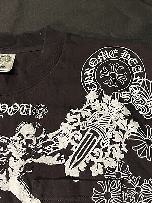 RARE CHROME HEARTS FU M FIT TSHIRT X FOTI HARRIS TEETER RARE CHROME HEARTS FU M FIT TSHIRT X FOTI HARRIS TEETER