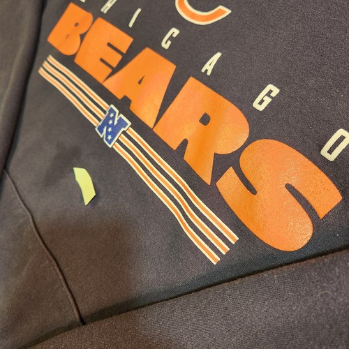 NFL Team Apparel Chicago Bears Hoodie Sweatshirt Blue Mens Size Large Football - Picture 20 of 21