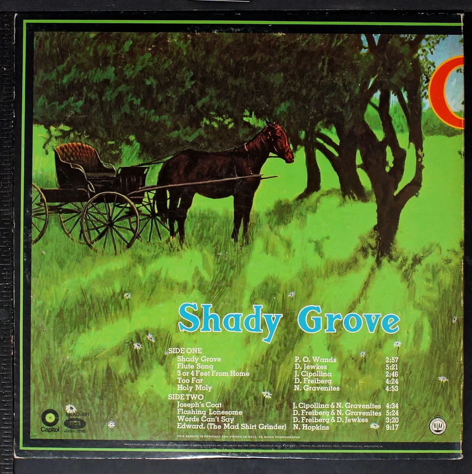 Quicksilver  Messenger Service - Shady Groove - [NHC2-092] original LP record - Image 2 of 4