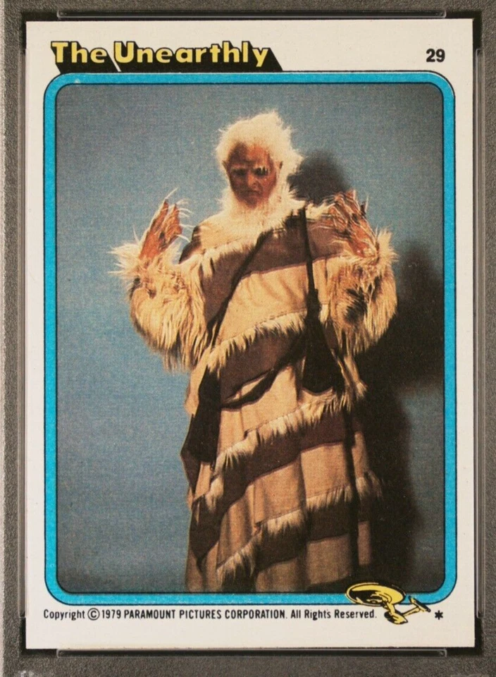 1979 TOPPS STAR TREK THE UNEARTHLY #29 TRADING CARD | PSA 9 MINT POP 7 - Image 2 of 4