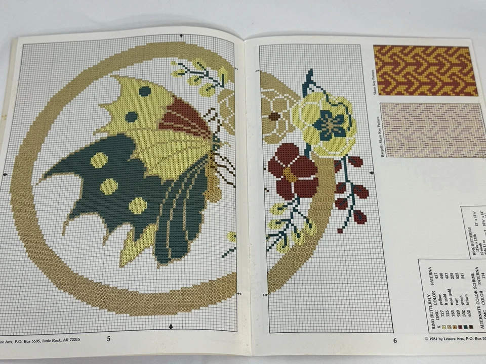 Leisure Arts ~ CLASSIC ORIENTALS for Needlepoint & Cross Stitch #187 Duckworth - Image 4 of 4