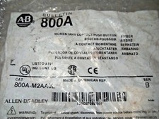 Allen-Bradley 800A-M2AA0L Amber Push Button Switch