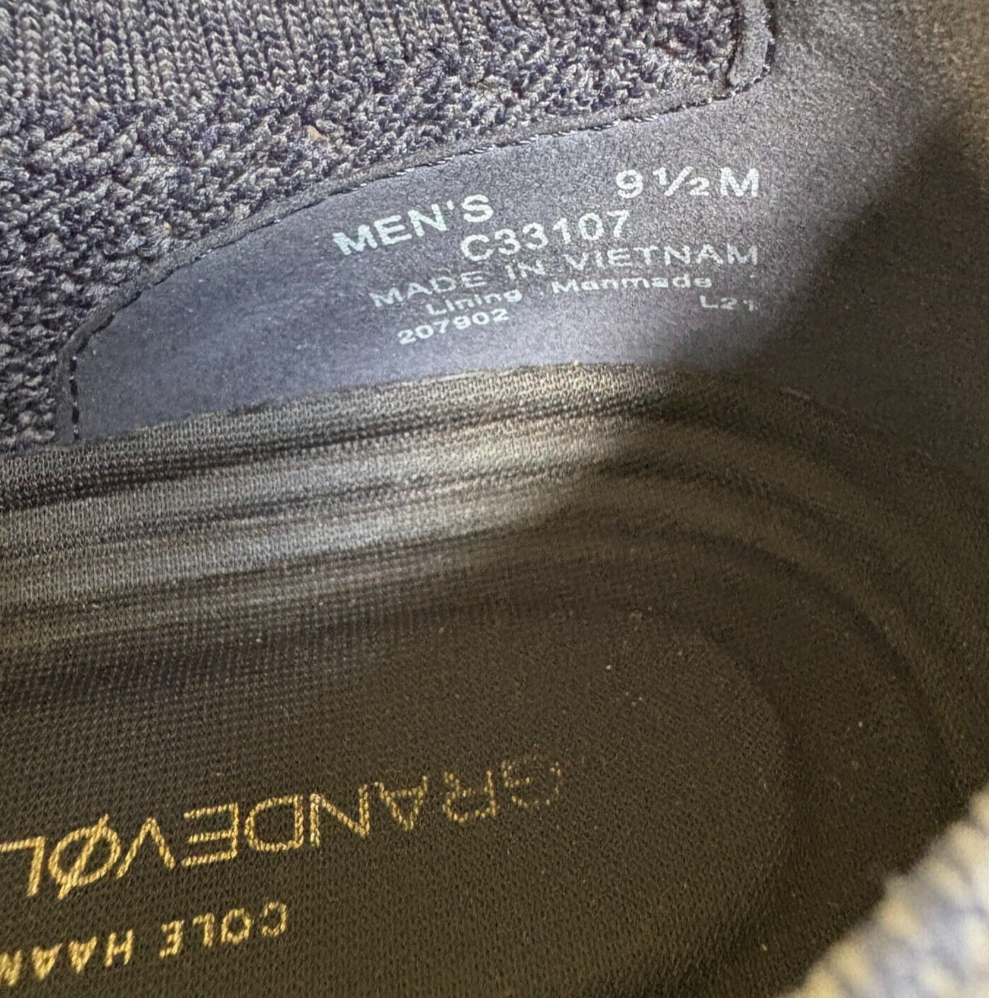 SAOLA Scarpe Oxford Cole Haan da uomo GrandEvolution Stitchlite blu in maglia C33107 taglia 9 5 M