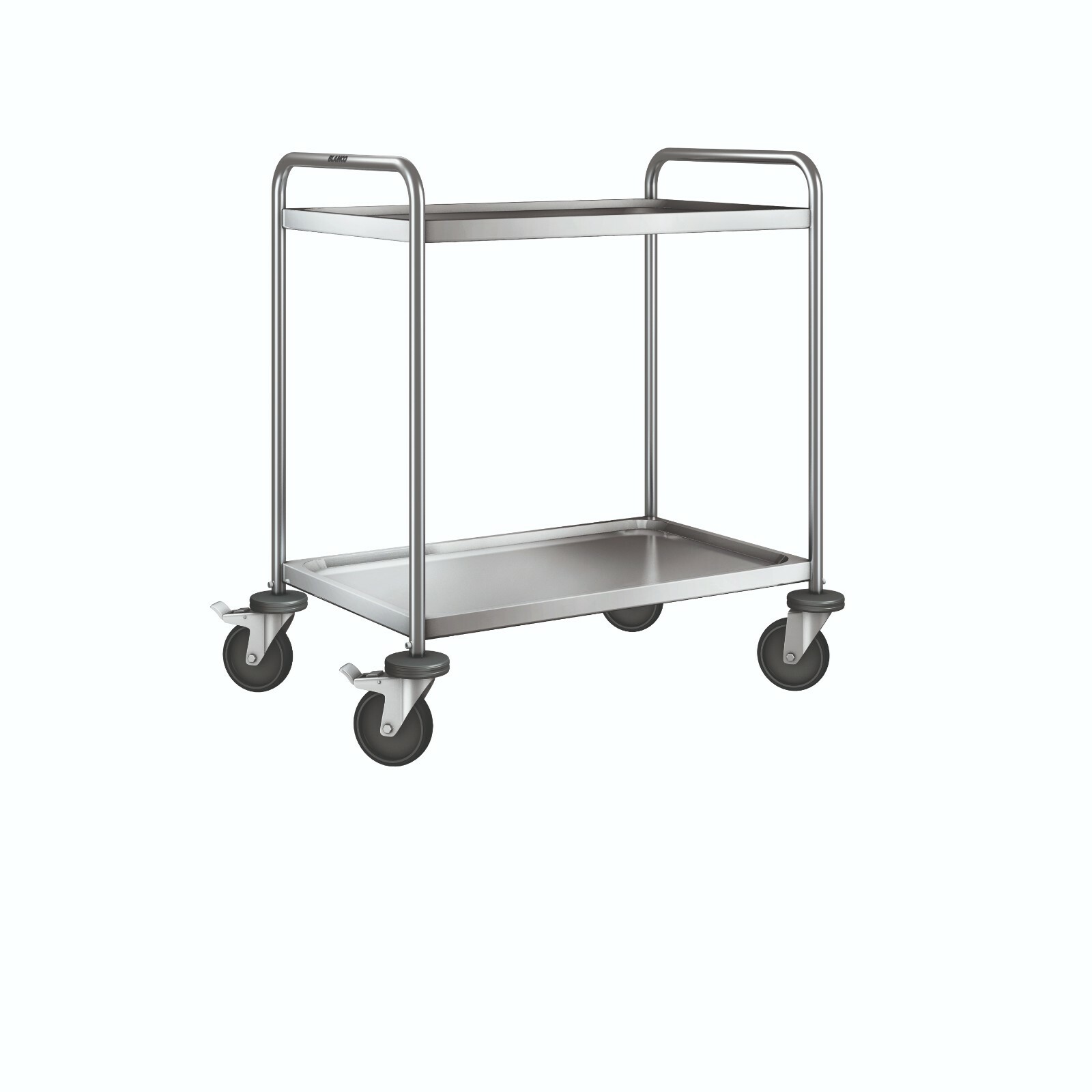 Blanco Servierwagen Transportwagen 2 Borde Edelstahl SW8x5-2 Rad stahlverzinkt