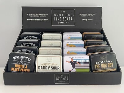 THE SCOTTISH FINE SOAP COMPANY Scottish Fine Soap Company 100g Soap Keep Sake Tin Fathers Day