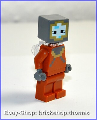 Lego Minecraft Figur Taucher - min109 - Minifigure Diver - NEU / NEW