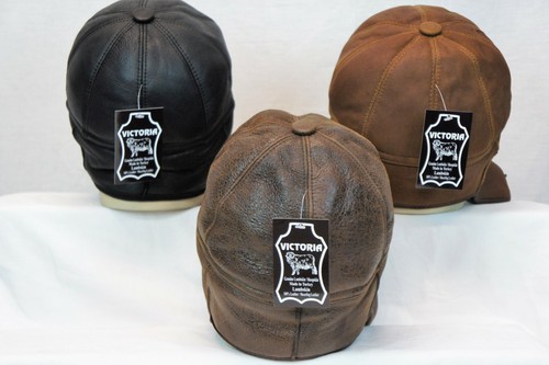 3 colors 100% REAL Sheepskin Shearling Leather Trapper Hunting Aviator Hat M-3XL - Picture 5 of 15