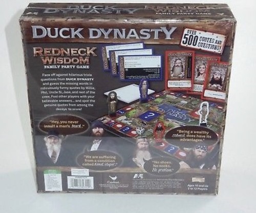 Duck Dynasty Redneck Wisdom Family Party Board Game SEALED - Picture 5 of 5