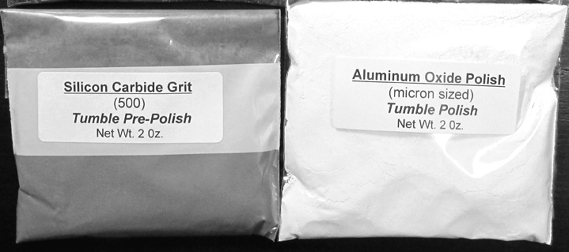 Rock Tumbling Polish and Pre-Polish Kit, Silicon Carbide and
