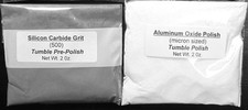 Rock Tumbling Polish and Pre-Polish Kit, Silicon Carbide and Aluminum Oxide 2 Pk