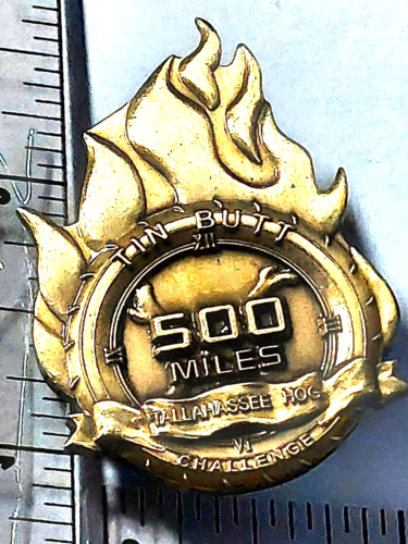 Alfiler de solapa Tallahassee Hog VI Challenge Butt XII 500 millas (051223) - Imagen 1 de 2
