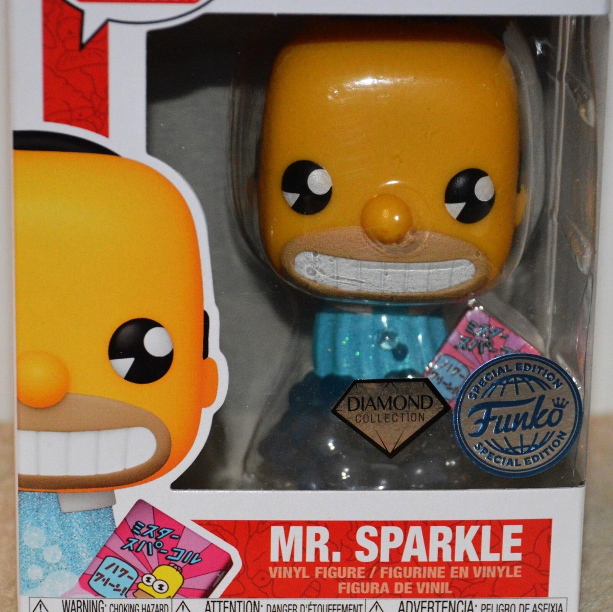 Funko Pop Homer Simpson MR SPARKLE Diamond 1465 Edition Spéciale