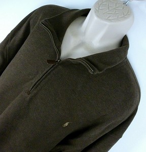 Polo Ralph Lauren Hombre Suéter Pulóver 1/4 Cremallera Algodón Marrón  Tamaño 2XL De Alto | eBay