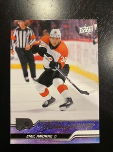 2023-24 Upper Deck Series 2 Emil Andrae Rookie RC Young Guns #466 Flyers