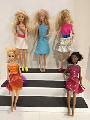 Barbie Articulated Doll Lot of Mattel 2009-2015