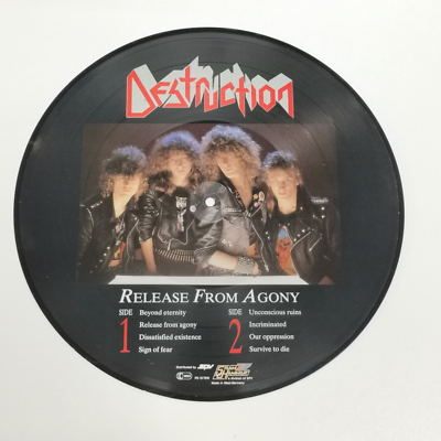 Destruction - Release from Agony - Printed Disc Vinyl/LP | eBay