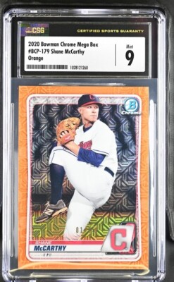2020 Bowman Chrome Mega Mojo Shane McCarthy #BCP-179 Orange 1/25