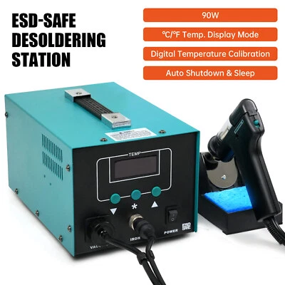 YIHUA 90W Digital Desoldering Rework Station Kit Soldering Iron Suction Tin Gun Tool
