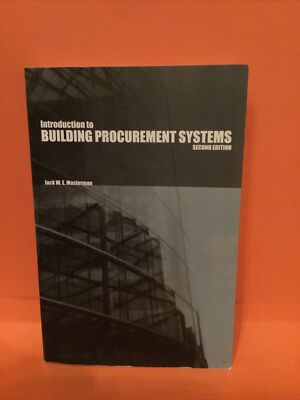 Introduction To Building Procurement Systems - By Jack Masterman - Paperback