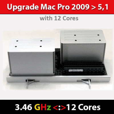 2009 Mac Pro | CPU Tray | 12-Cores 3.46GHz | Model ID 4,1 5,1 | NO RAM
