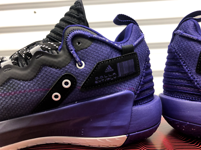 RARE Adidas DAME 7 EXTPLY WEBER STATE PE Black Purple 13 