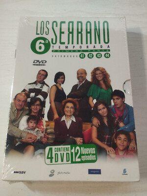 Los Serrano Sechste Staffel Erster Teil Vol 41-44 - 4 X DVD Spanisch Versiegelt