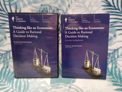 Great Courses Thinking like an Economist Guide to Rational Decision 6-CD & Book
